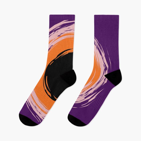 Item preview, Purple Pink Orange Black Abstract Art designed and sold by Swooncake Press.