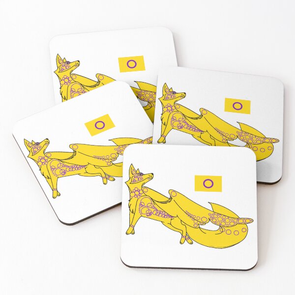 Item preview, Flying fox Pride Month Intersex designed and sold by beckyhowling.