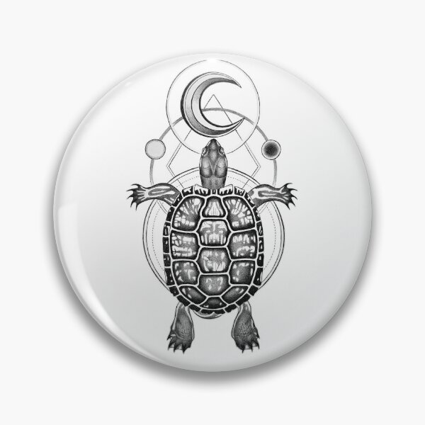 Item preview, Turtle and Moon designed and sold by storitz.art.