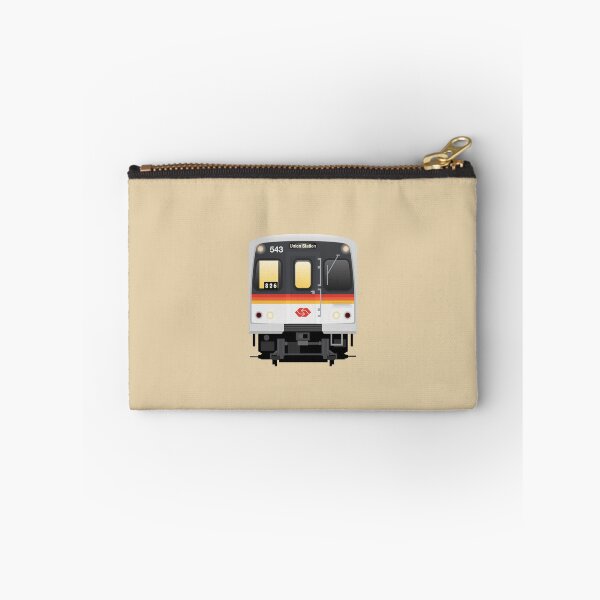 Item preview, Budd UTV Train (Fantasy Los Angeles Metro Rail/SCRTD Stripes) designed and sold by LeonTransit.