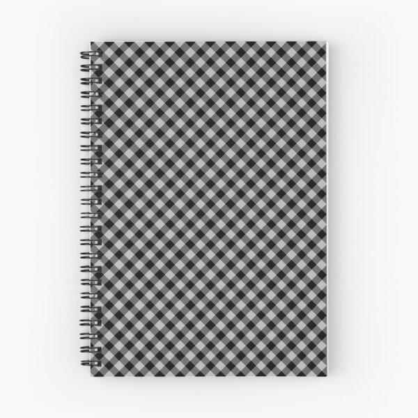 Item preview, Vintage Vertical Gingham Pattern in Gray and Black designed and sold by Artistestella.