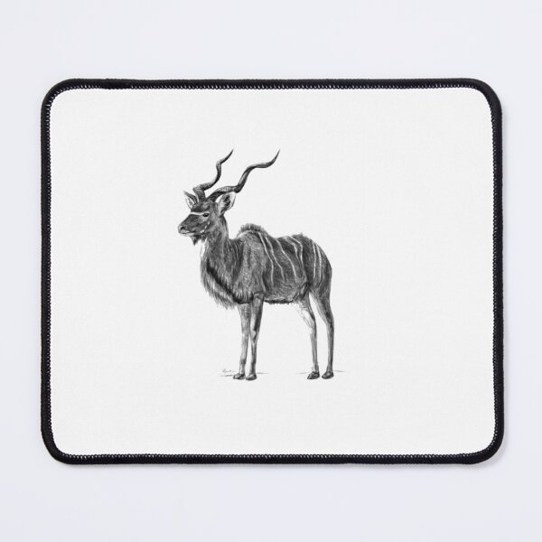 Item preview, Kudu (Realistic Pencil Drawing) | Safari Sketches designed and sold by flypigart.