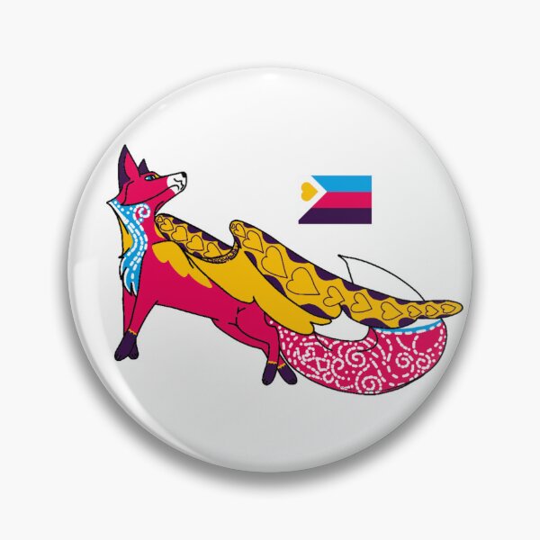 Item preview, Flying fox Pride Month polyamorous designed and sold by beckyhowling.