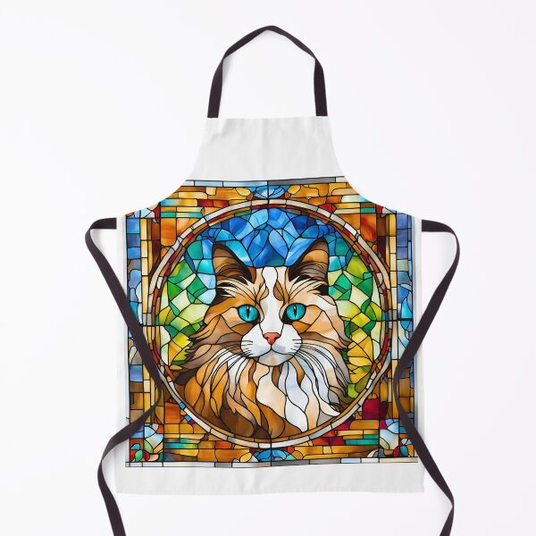 Item preview, Ragdoll Cat Stained Glass Art – Perfect for Cat Lovers designed and sold by Fredster1966.
