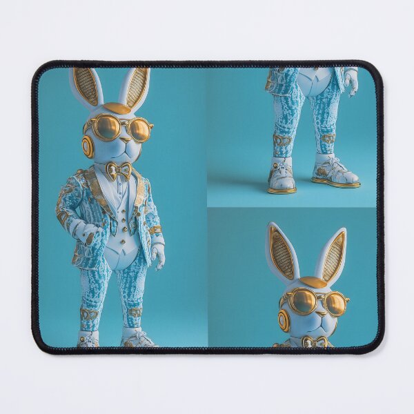 Item preview, Surrealistic picture of a Robot-Bunny designed and sold by Artificial Craft.
