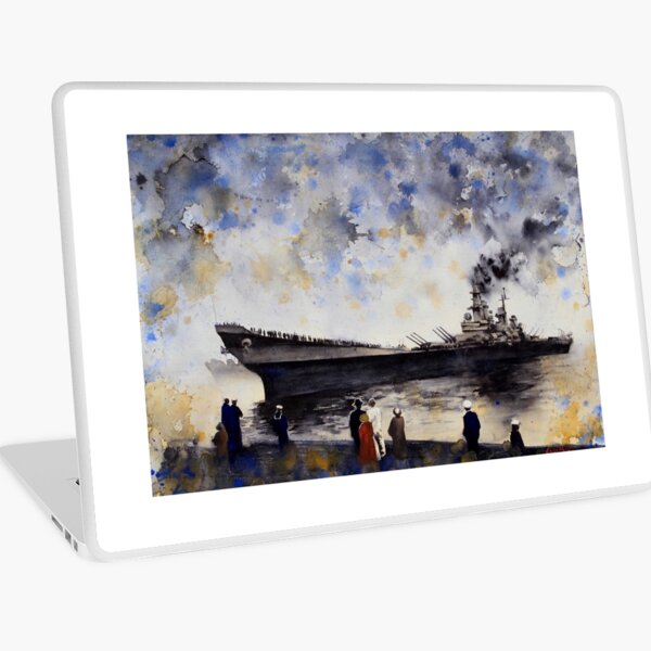 USS Iowa Laptop Skin