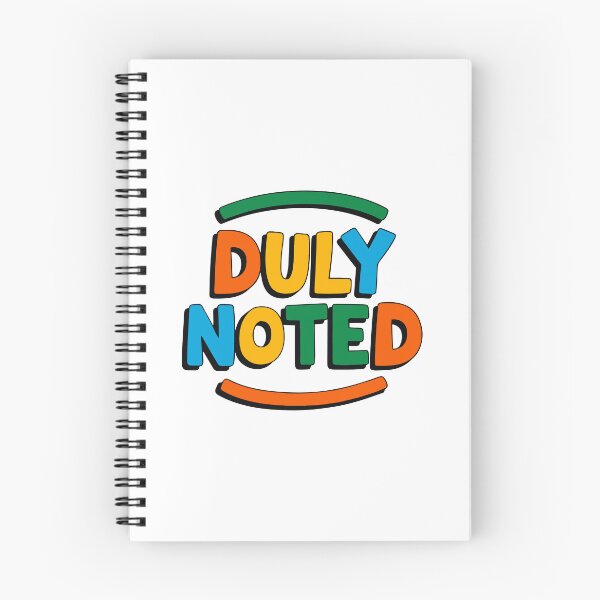Item preview, Duly Noted designed and sold by ThreeftlyPicks.