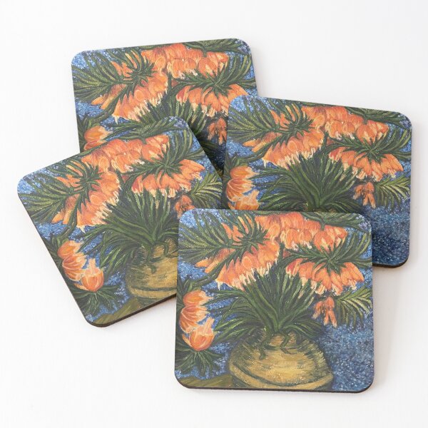 Item preview, Crown fritillary, Van Gogh inspired designed and sold by Magentabizarra.