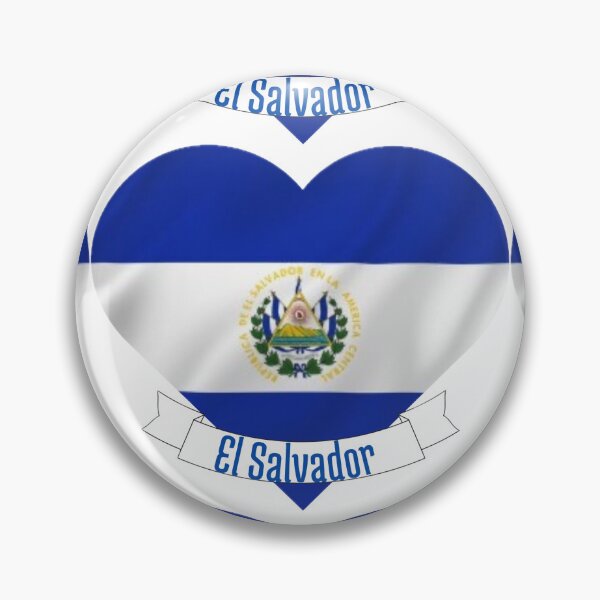 Item preview, Heart with El Salvador flag proudly Salvadoran designed and sold by Maira Guerrero.