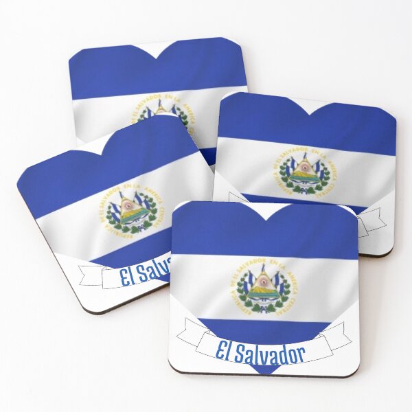 Item preview, Heart with El Salvador flag proudly Salvadoran designed and sold by Maira Guerrero.