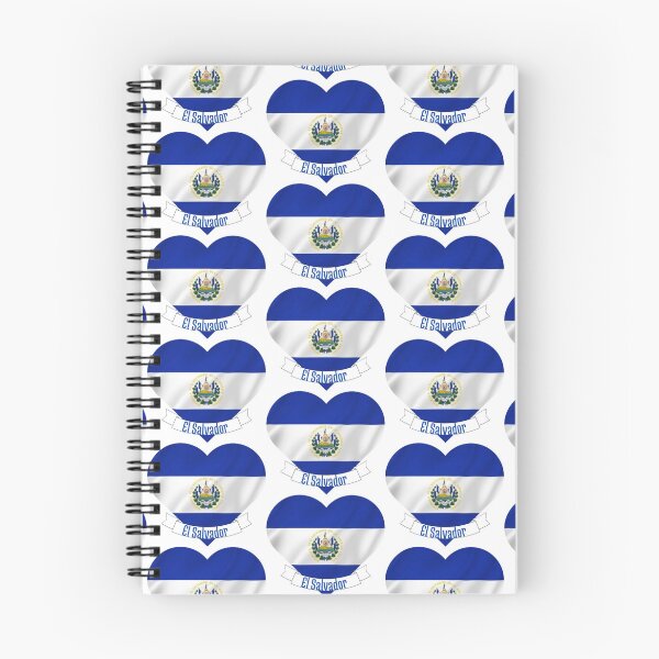 Item preview, Heart with El Salvador flag proudly Salvadoran designed and sold by Maira Guerrero.