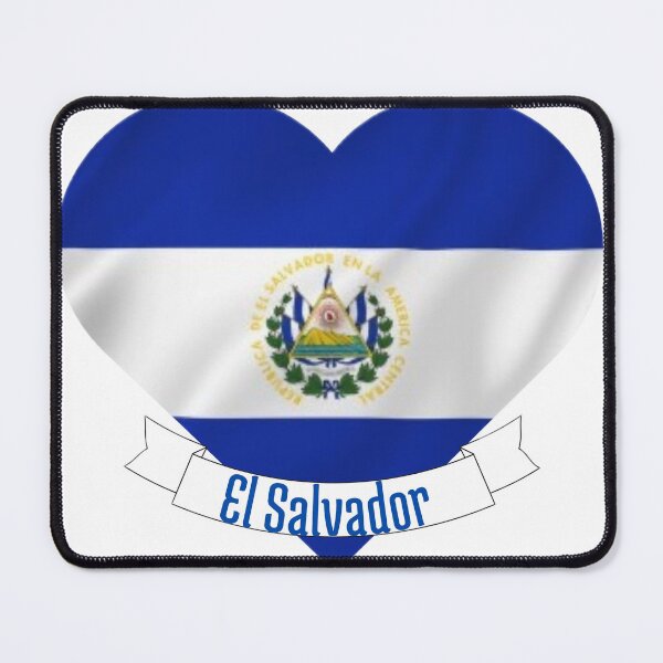 Item preview, Heart with El Salvador flag proudly Salvadoran designed and sold by Maira Guerrero.