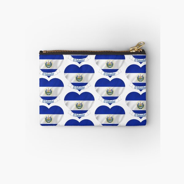 Item preview, Heart with El Salvador flag proudly Salvadoran designed and sold by Maira Guerrero.