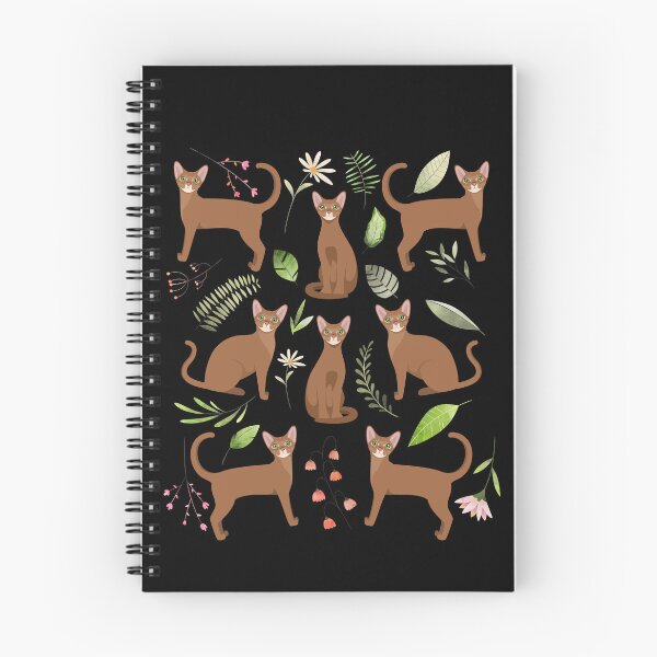 Item preview, Abyssinian Cat Flowers designed and sold by Clara Hollins.