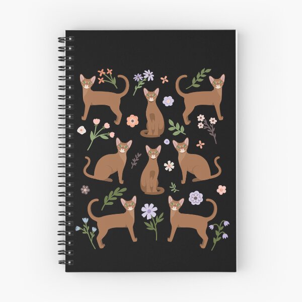 Item preview, Abyssinian Cat Flowers designed and sold by Clara Hollins.