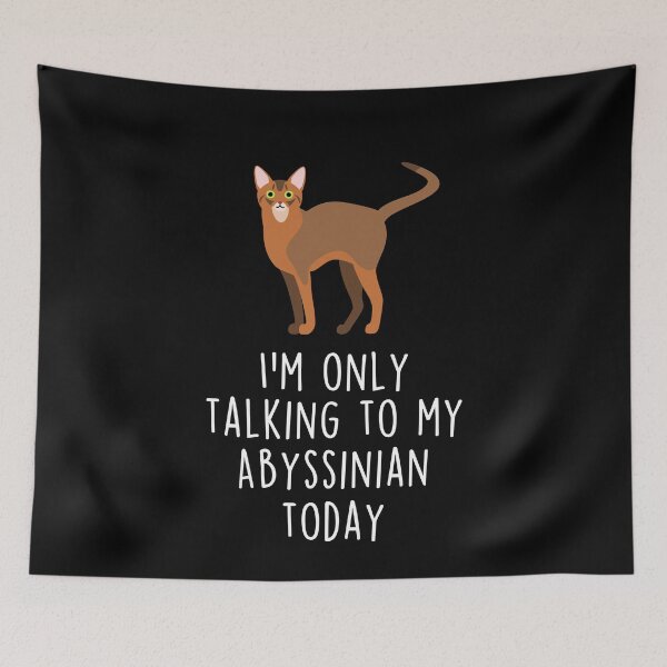 Item preview, Abyssinian Cat Talking To designed and sold by Clara Hollins.
