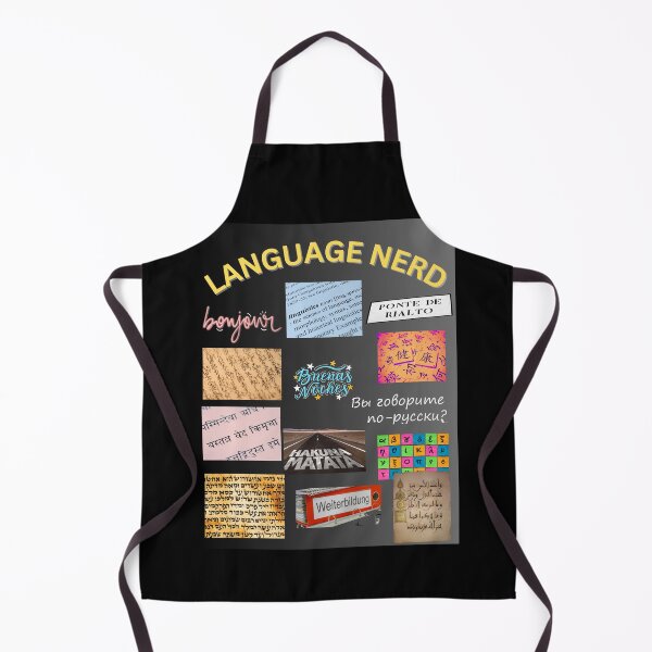 Item preview, Language Nerd designed and sold by Planet Agora.