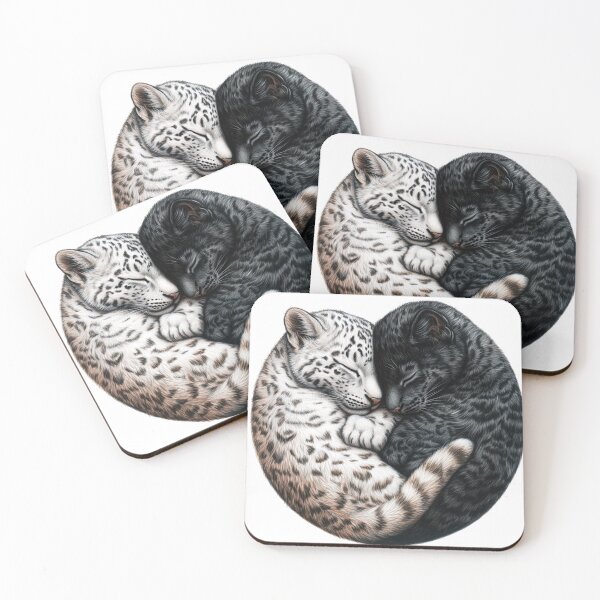 Item preview, Yin Yang Cats - Baby Leopard & Baby Panther designed and sold by DigitalEffects.