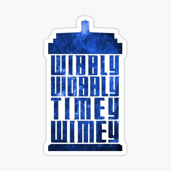 Item preview, Wibbly Wobbly Timey Wimey designed and sold by ozdesign.
