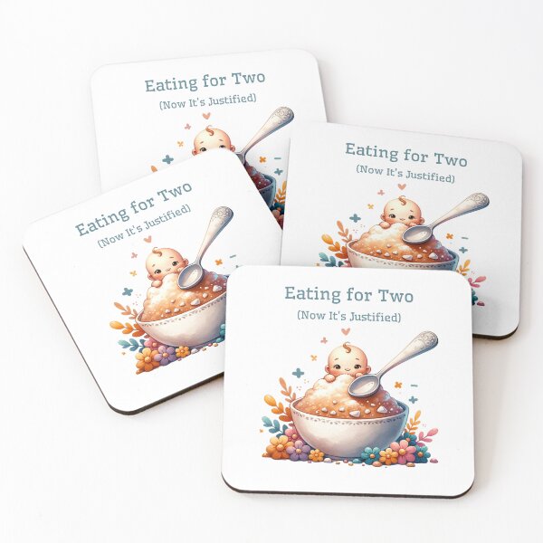 Item preview, Eating for Two (Now It's Justified) designed and sold by My Joyful Charm Store.