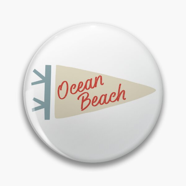 Item preview, Ocean Beach Pennant Flag designed and sold by emilybridget.