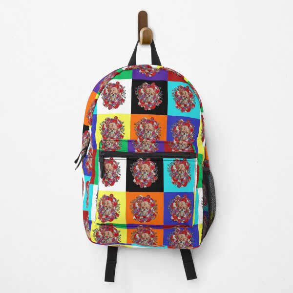 Item preview, Skull Flower Power Colored Pattern designed and sold by Diego-t.