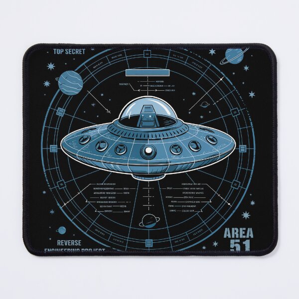 Item preview, AREA 51 Reverse Engineering Project UFO! T-Shirt designed and sold by RetroGear.