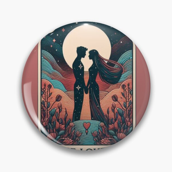 Item preview, The Lovers Tarot Card designed and sold by SportsMomsRock.