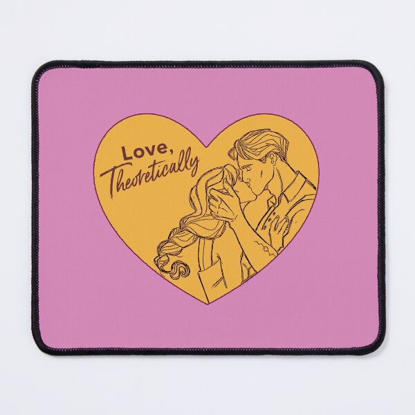 Item preview, Love Theoretically Ali Hazelwood Yellow Heart designed and sold by baranskini.