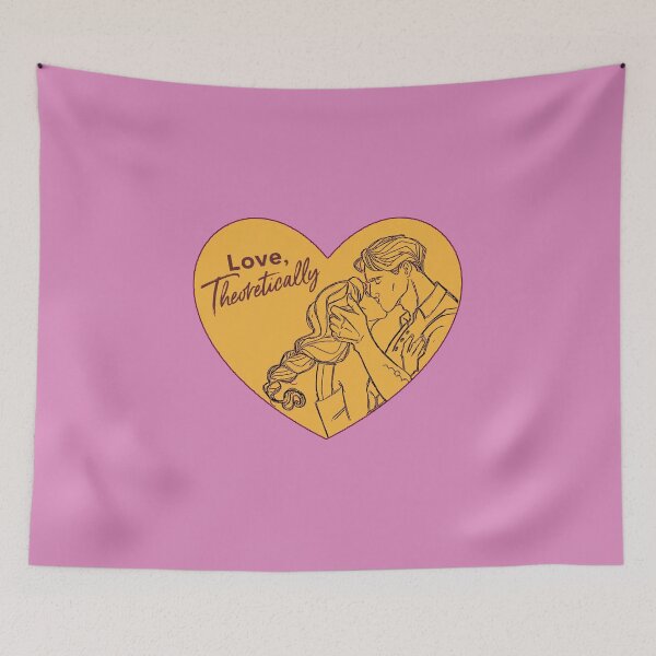 Item preview, Love Theoretically Ali Hazelwood Yellow Heart designed and sold by baranskini.