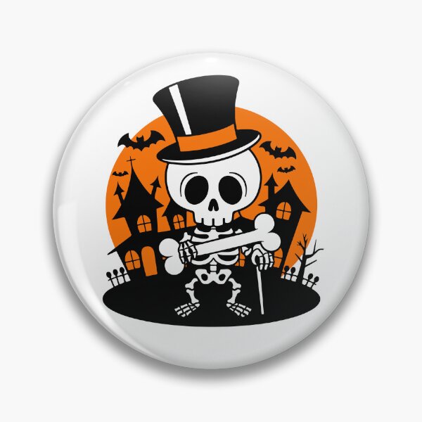 Item preview, Unique Halloween Skull Art designed and sold by Timegraf.