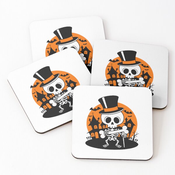 Item preview, Unique Halloween Skull Art designed and sold by Timegraf.