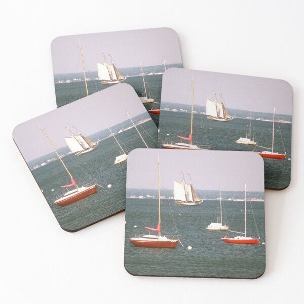 Item preview, SAILBOATS IN A QUIET HARBOR C2023 Steve Yellowbear Fine Art designed and sold by SteveYellowbear.
