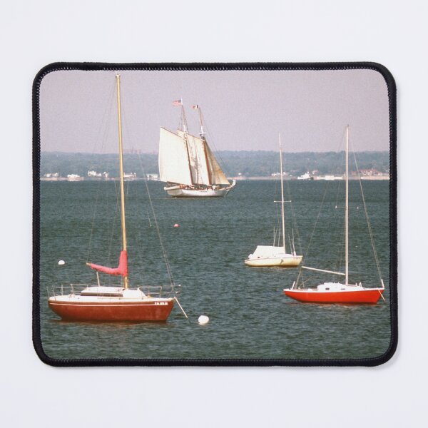 Item preview, SAILBOATS IN A QUIET HARBOR C2023 Steve Yellowbear Fine Art designed and sold by SteveYellowbear.