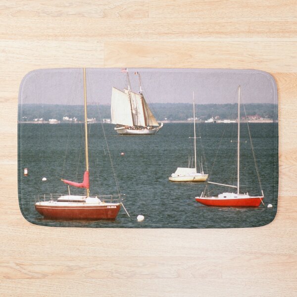 Item preview, SAILBOATS IN A QUIET HARBOR C2023 Steve Yellowbear Fine Art designed and sold by SteveYellowbear.