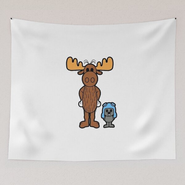 Item preview, Bullwinkle w Bullwinkle w Bullwinkle designed and sold by Goobardi.