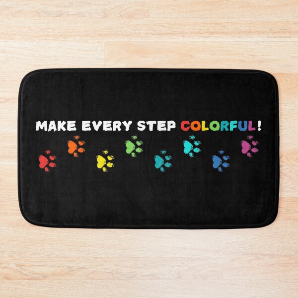 Item preview, Positivity Taking Colorful Steps designed and sold by twosenses.