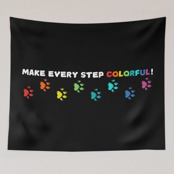 Item preview, Positivity Taking Colorful Steps designed and sold by twosenses.