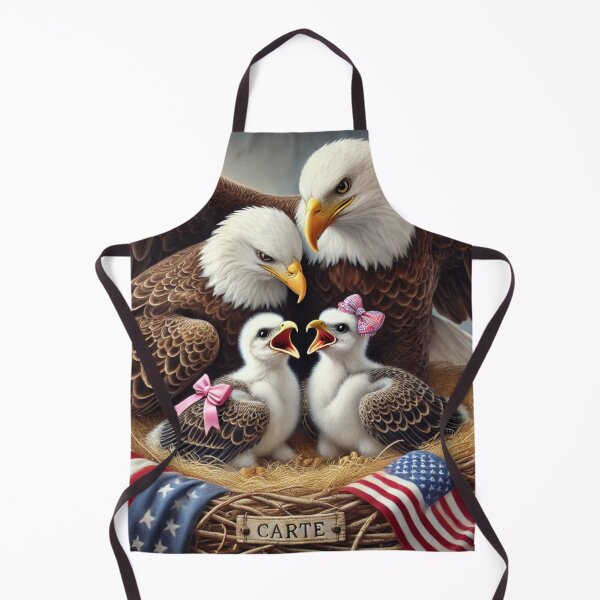 Item preview, Patriotic Eagle Family - A Symbol of Love and Protection designed and sold by JSJDigitalArt.