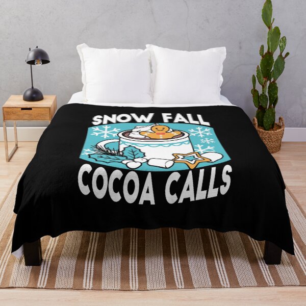 Item preview, Hot Cocoa and Winter Charm - Snow Fall Cocoa Calls designed and sold by FlinArt.