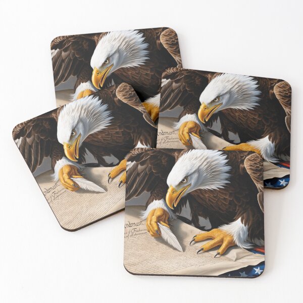 Item preview, Guardian of Freedom: The Eagle and the Amendment designed and sold by JSJDigitalArt.