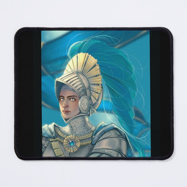 Item preview, ‘Portrait Of A Young Dragoon In Parade Armor Catching Sight Of His Prince’ - Circa 868, Sanbreque designed and sold by WhiteCatArt.