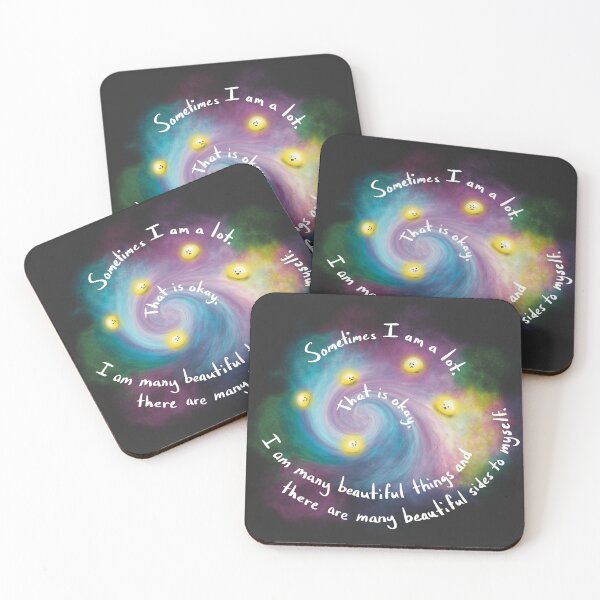 Item preview, Rainbow Emotion Blob Galaxy - Sometimes I Am A Lot designed and sold by s-and-t-studios.