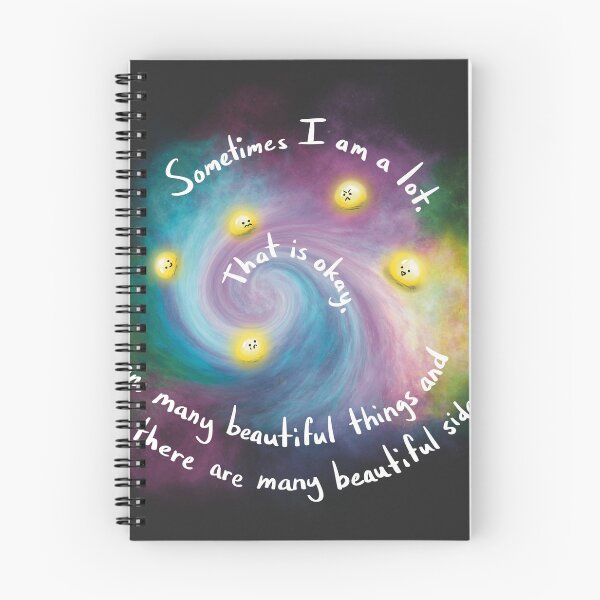 Item preview, Rainbow Emotion Blob Galaxy - Sometimes I Am A Lot designed and sold by s-and-t-studios.