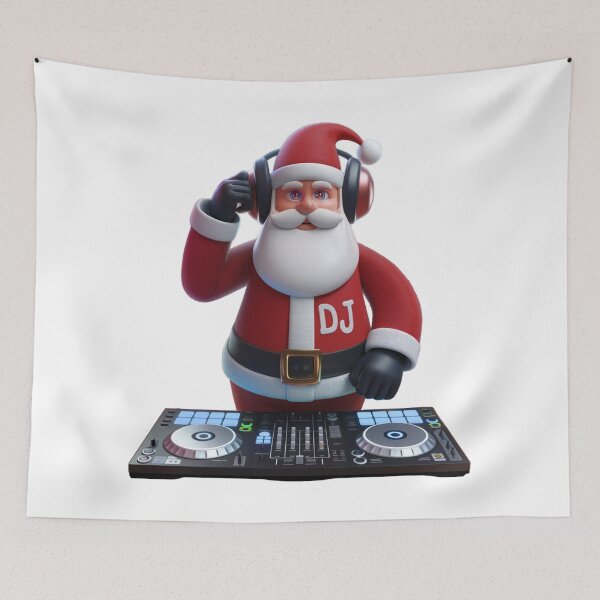 Item preview, DJ Santa designed and sold by CookiesMerch.