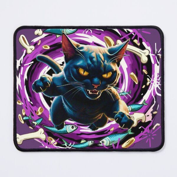 Item preview, Cat~Nado Black Cat Tornado designed and sold by artenvironments.