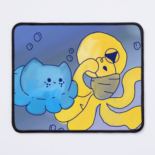 Item preview, A dumbo octopus and a light bulb octopus  designed and sold by Thermalkitty.