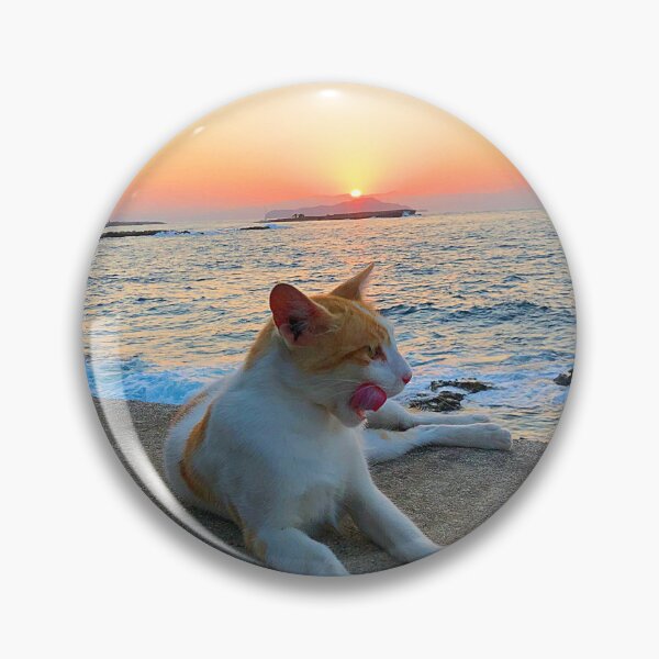 Item preview, Feline sunset in Chania designed and sold by Global Nomad.