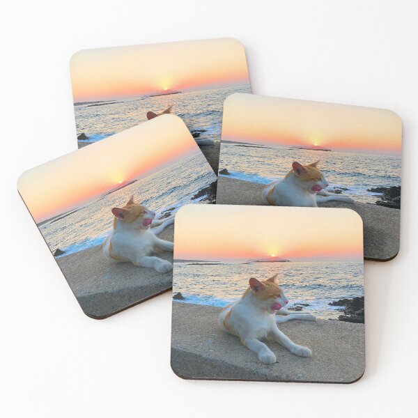 Item preview, Feline sunset in Chania designed and sold by Global Nomad.