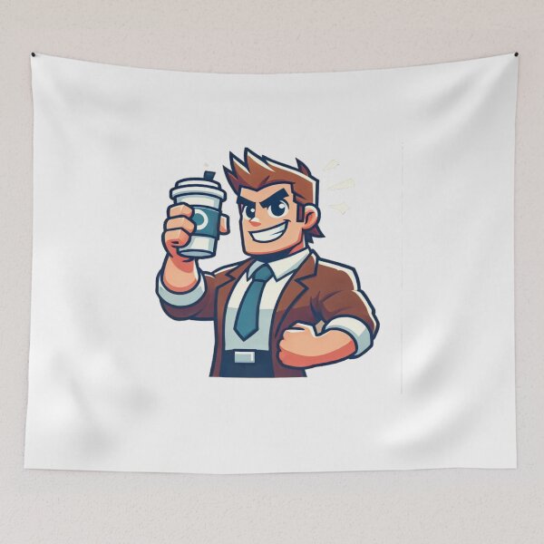 Item preview, It's Coffee Man.  We're Saved! (small emblem) designed and sold by Sunrise427.